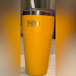 YETI Vibrant Yellow Travel Mug